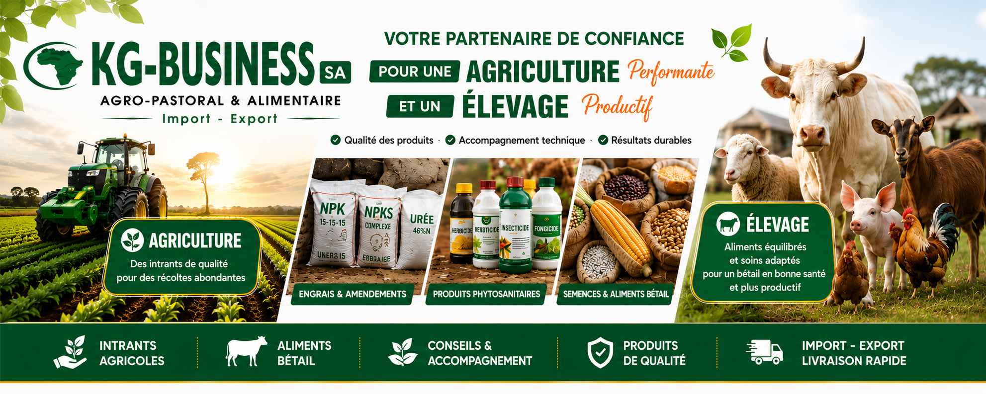 Accueil kg business agriculture elevage compact