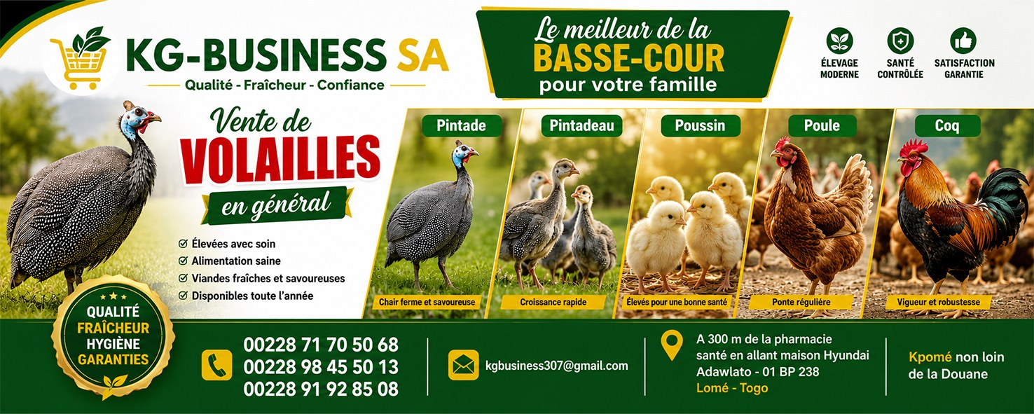 Vente de volailles